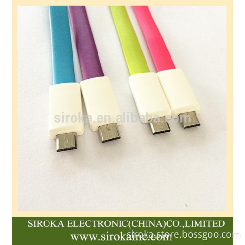 Hot selling colorful magnetic 2.0 micro charging data cable micro 5 pin transfer charger cable for HTC LG